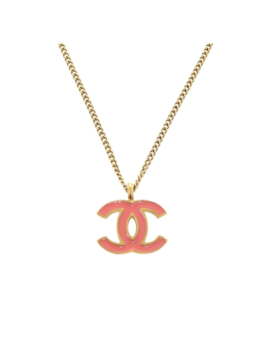 Chanel Cc Gold Plated Enamel Pendant #315572C52B